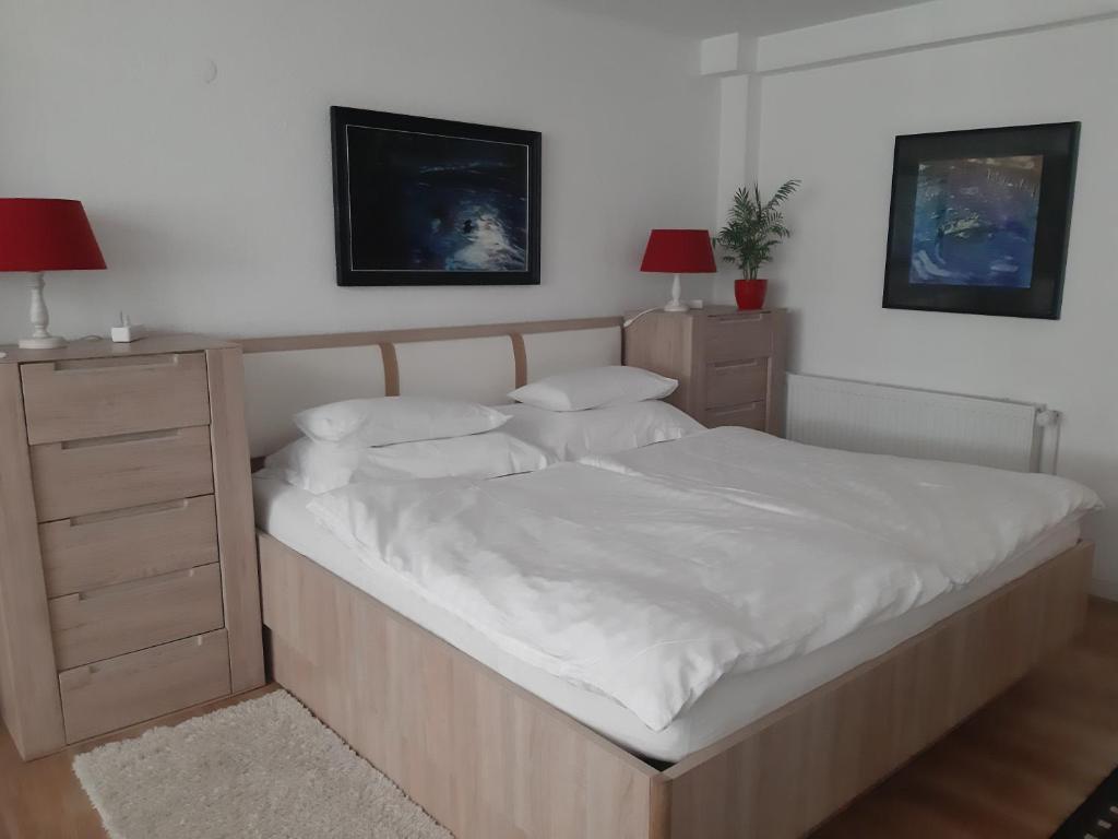 Llit o llits en una habitació de Apartment Berglez