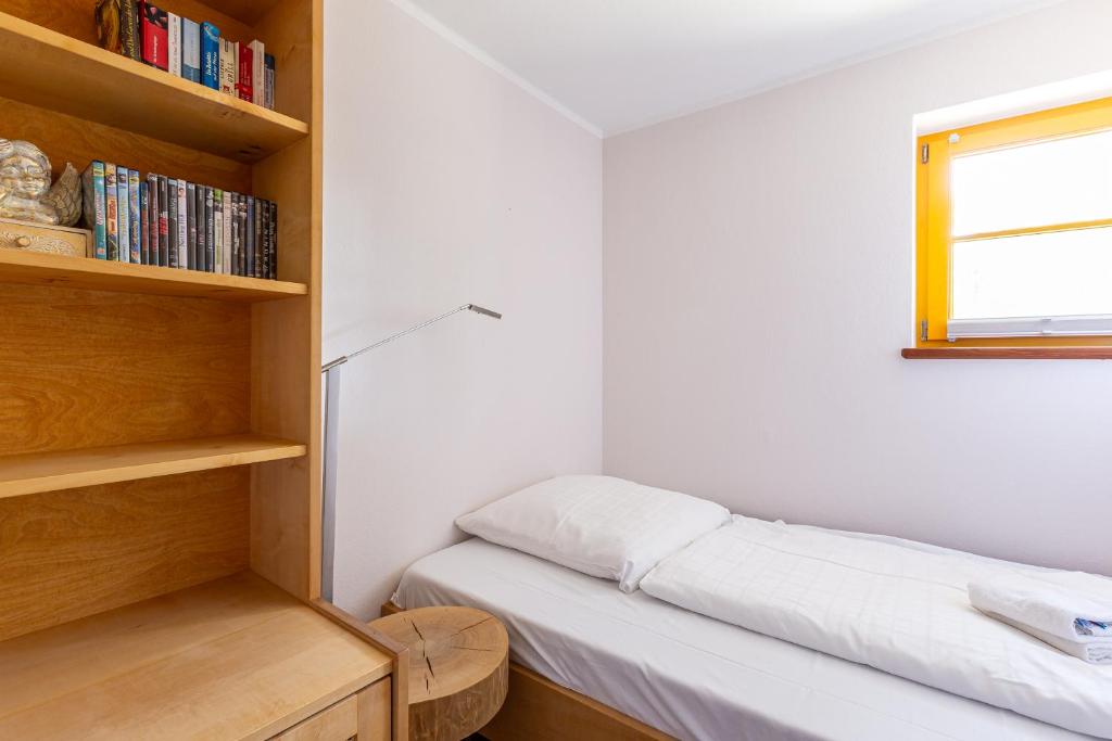 Postel nebo postele na pokoji v ubytování Haus Traudi