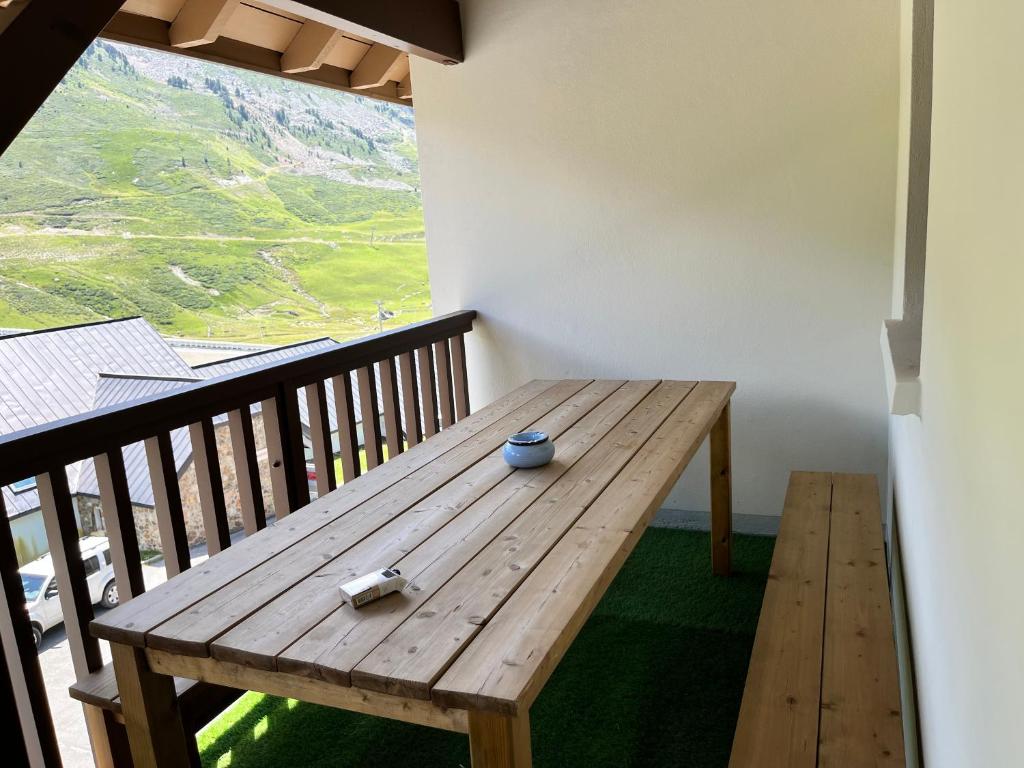Balkón alebo terasa v ubytovaní Appartement Duplex Confort, Pied Des Pistes