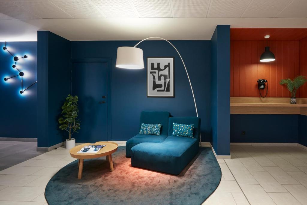 Posezení v ubytování Aparthotel Adagio Access La Défense Puteaux