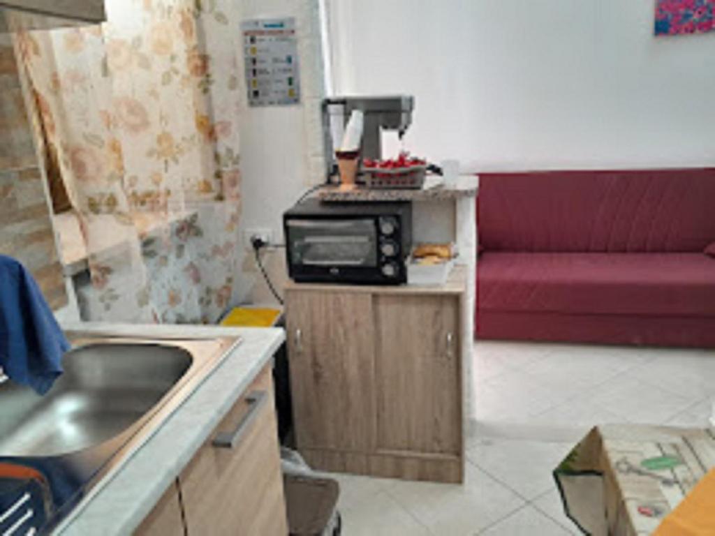 Kuchyňa alebo kuchynka v ubytovaní Casa Vacanze Vista Mare