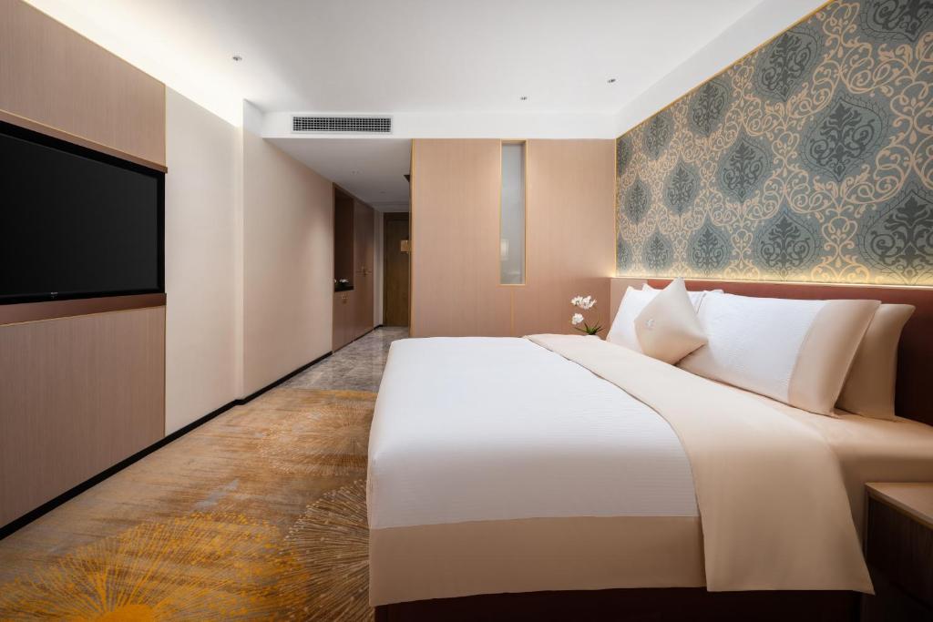 Guangzhou Wogo Yuanbao Hotel-Zhujiang New Town-Free Shuttle bus to Canton Fair Complex & Overseas Buyer Registration Services - Salle Double élégante