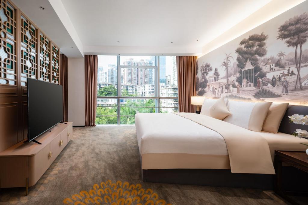 Guangzhou Wogo Yuanbao Hotel-Zhujiang New Town-Free Shuttle bus to Canton Fair Complex & Overseas Buyer Registration Services - Business Suite-King Size Lit