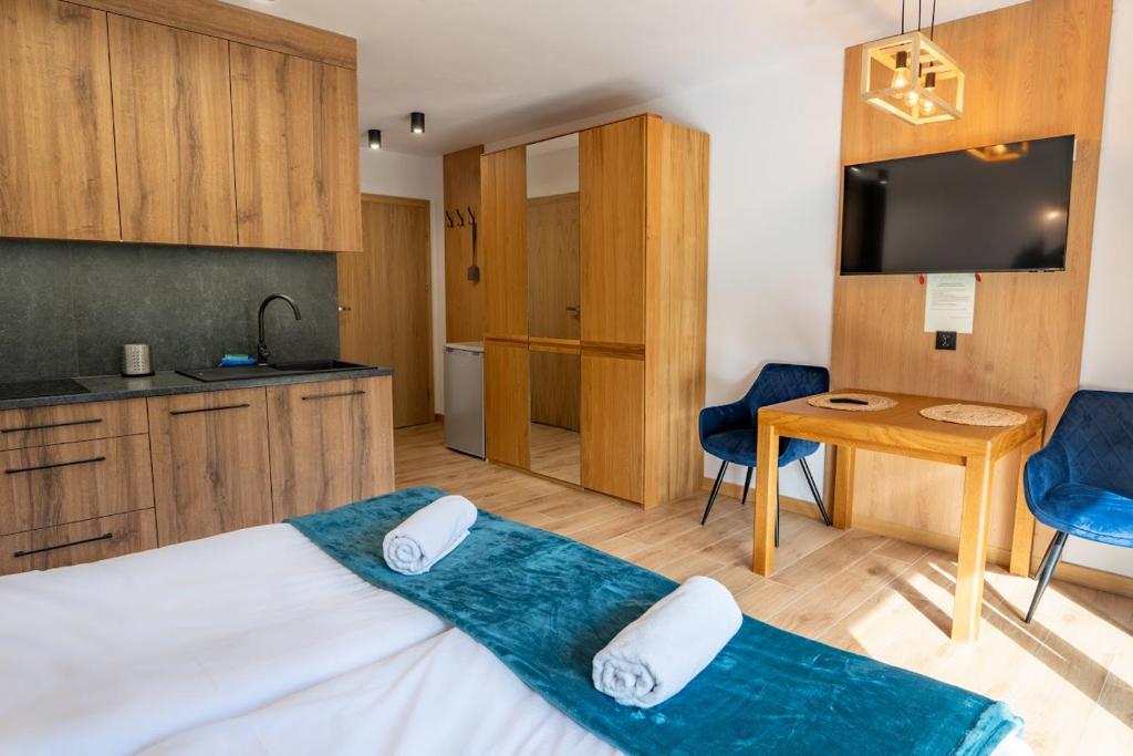 Apartamenty Mariza Szczawnica Jaworki - sauna, balia, opcja śniadań bufetowcyh, piękne i nowe apartamenty 1km od stoku - Studio Standard
