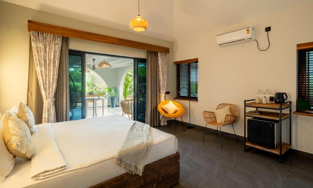 Letto o letti in una camera di C Roque Beach Resort