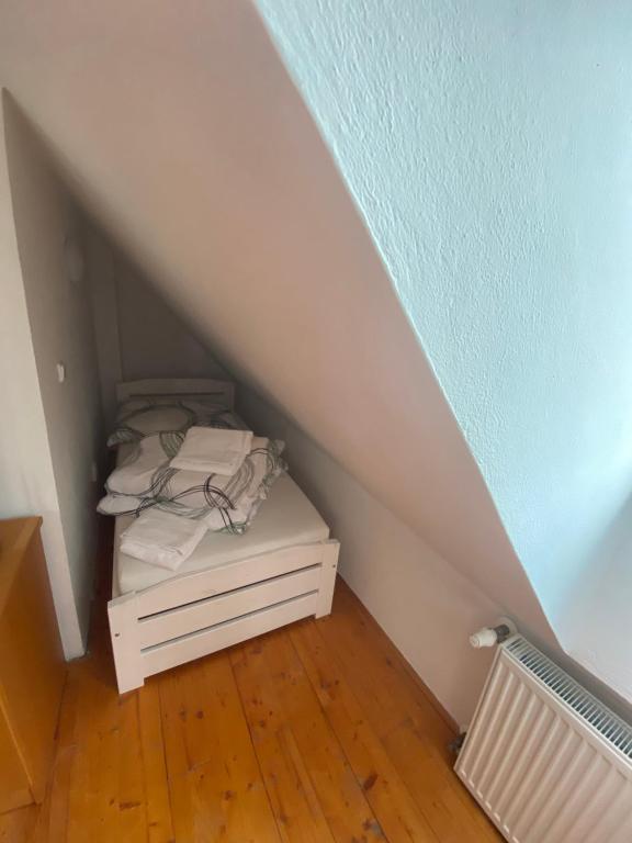 Postel nebo postele na pokoji v ubytování Apartmán Prachatice