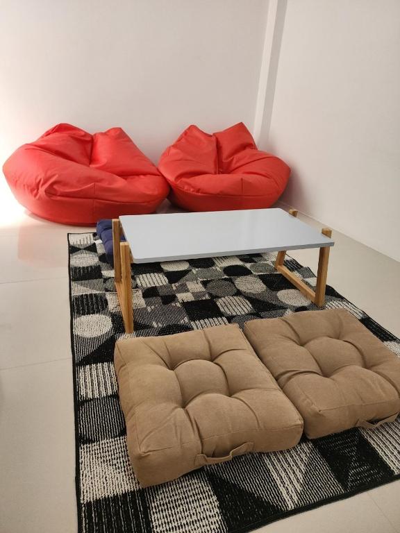 Posezení v ubytování Boxsoon Nimman 6 # 3beds 4bahts