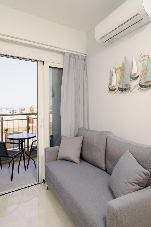 Posezení v ubytování EDEL Luxury Apartments