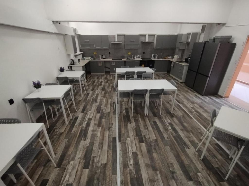 Kuchyň nebo kuchyňský kout v ubytování VasylOk