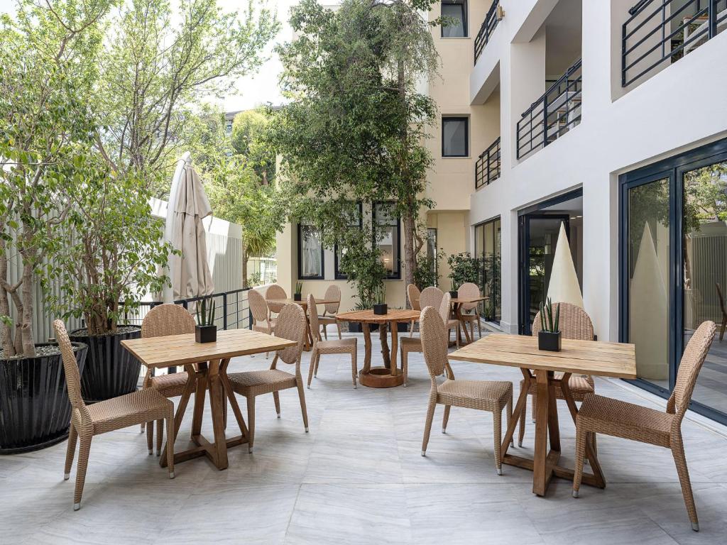 Balkón nebo terasa v ubytování Avra City Boutique Hotel