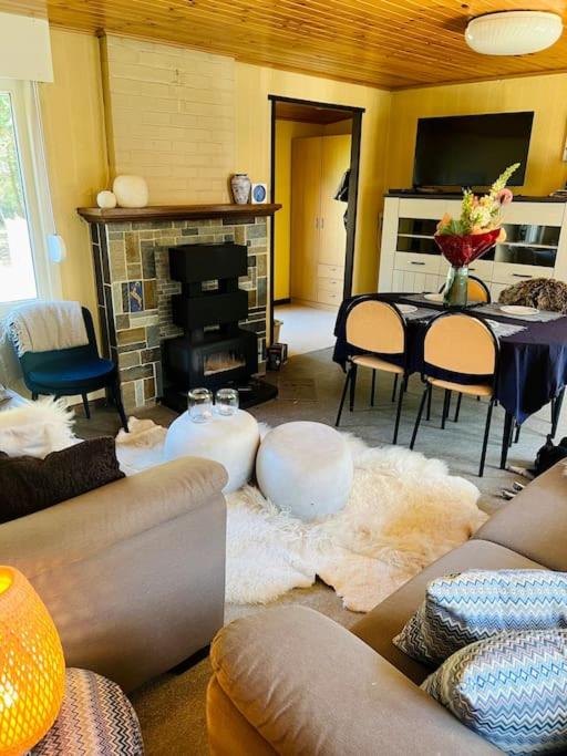 Kuchyň nebo kuchyňský kout v ubytování Chalet.Olive.Érezée