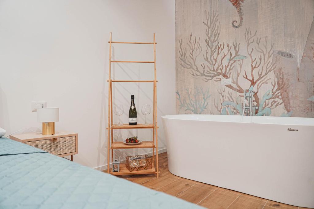 Postel nebo postele na pokoji v ubytování Casa Vacanza Stomar