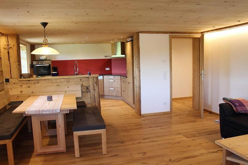 Kuchyň nebo kuchyňský kout v ubytování Panoramahof Monika Kennerknecht