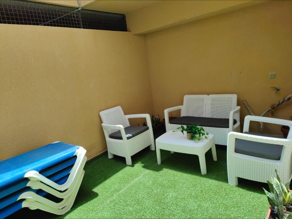 Posezení v ubytování Casa Paradise
