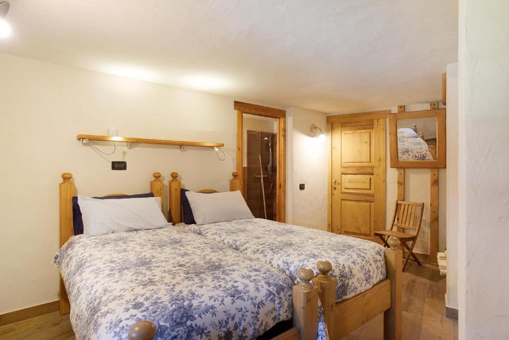 Postel nebo postele na pokoji v ubytování Chalet 1175 - Grand-haury