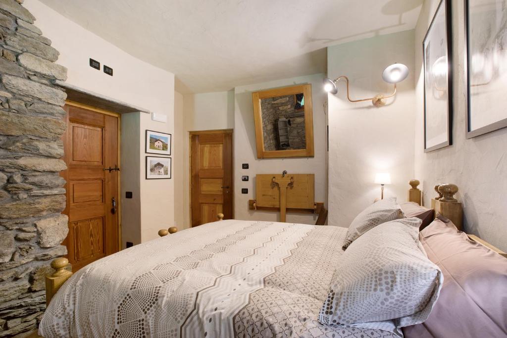 Postel nebo postele na pokoji v ubytování Chalet 1175 - Grand-haury