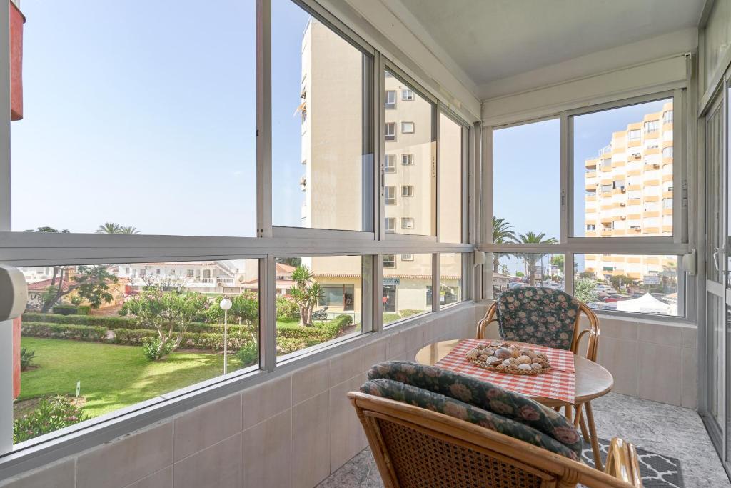 Balkón nebo terasa v ubytování Apartamento Familiar Torrox A65
