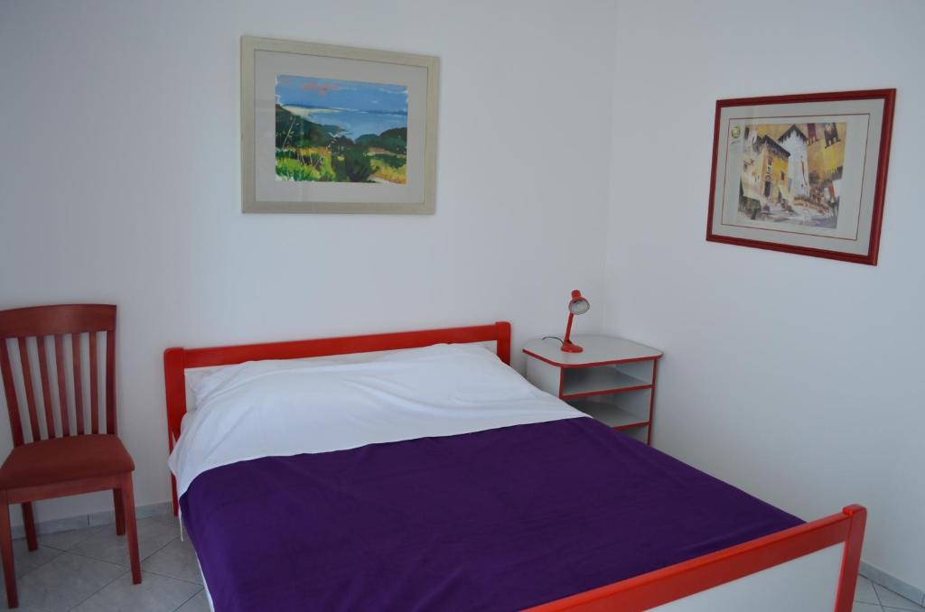 מיטה או מיטות בחדר ב-Apartments Anja