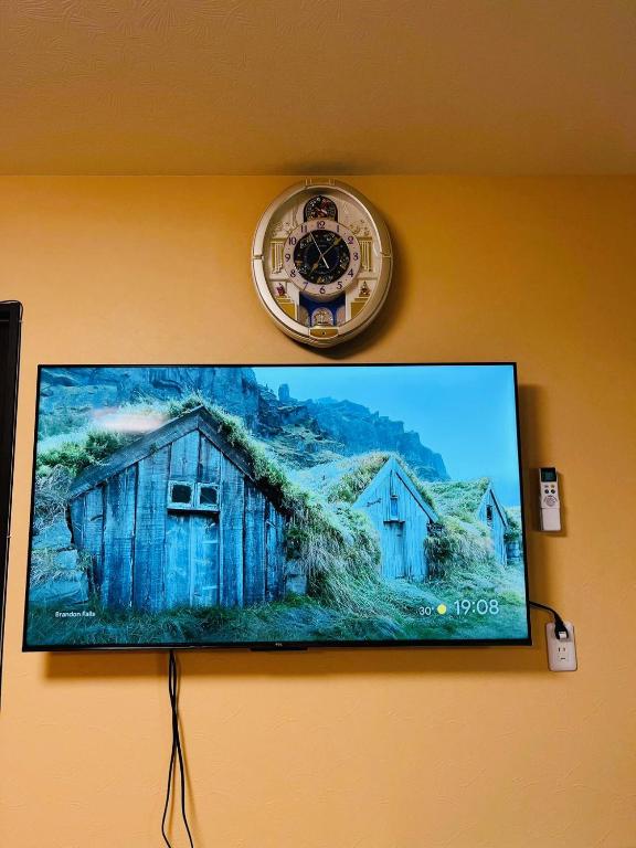 TV a/nebo společenská místnost v ubytování 白浜リゾート・源