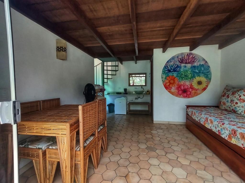 Postel nebo postele na pokoji v ubytování CHALÉS DA VILLA