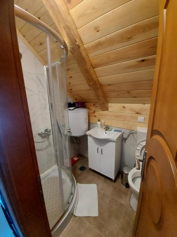 Koupelna v ubytování Apartmani Popovic Lux
