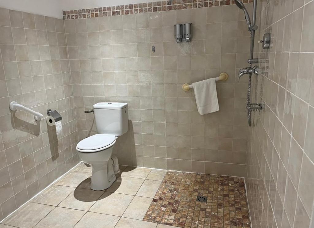Koupelna v ubytování Hôtel Lilium Maris