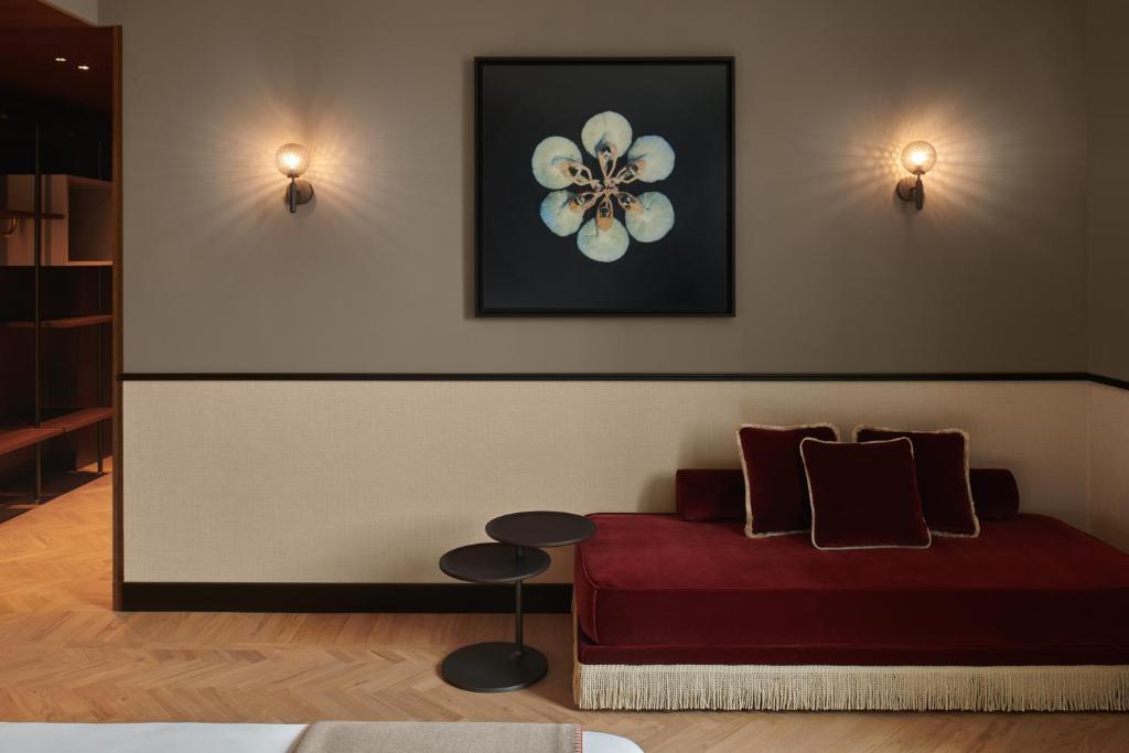 Posezení v ubytování Amabilia Suites