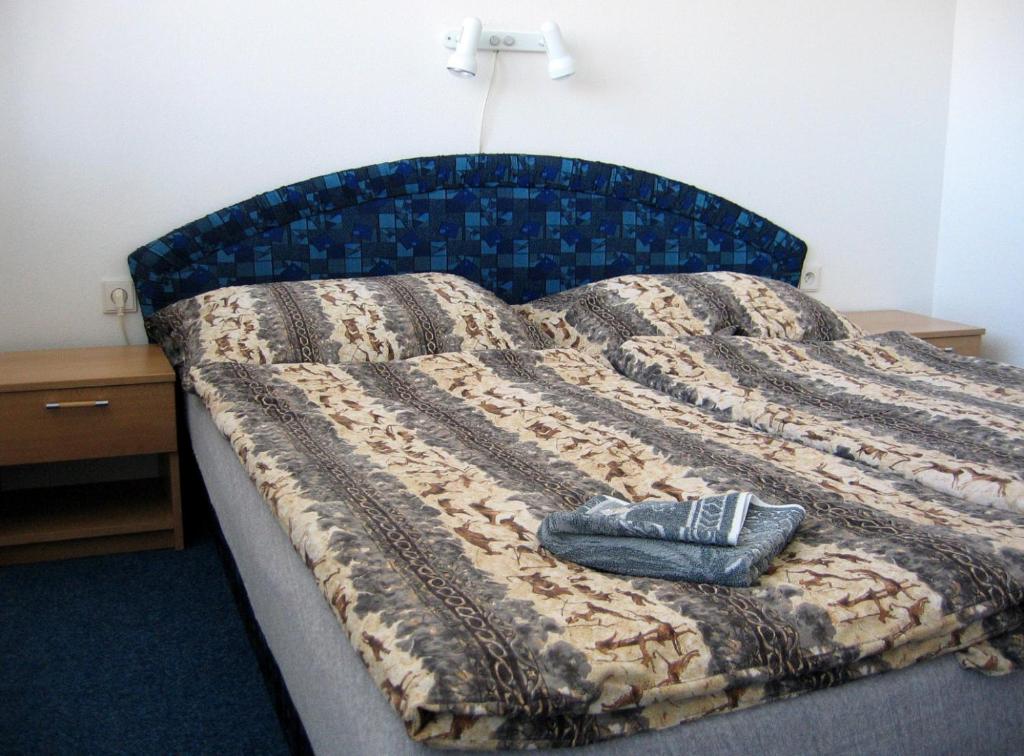 Postel nebo postele na pokoji v ubytování Hotel Morava