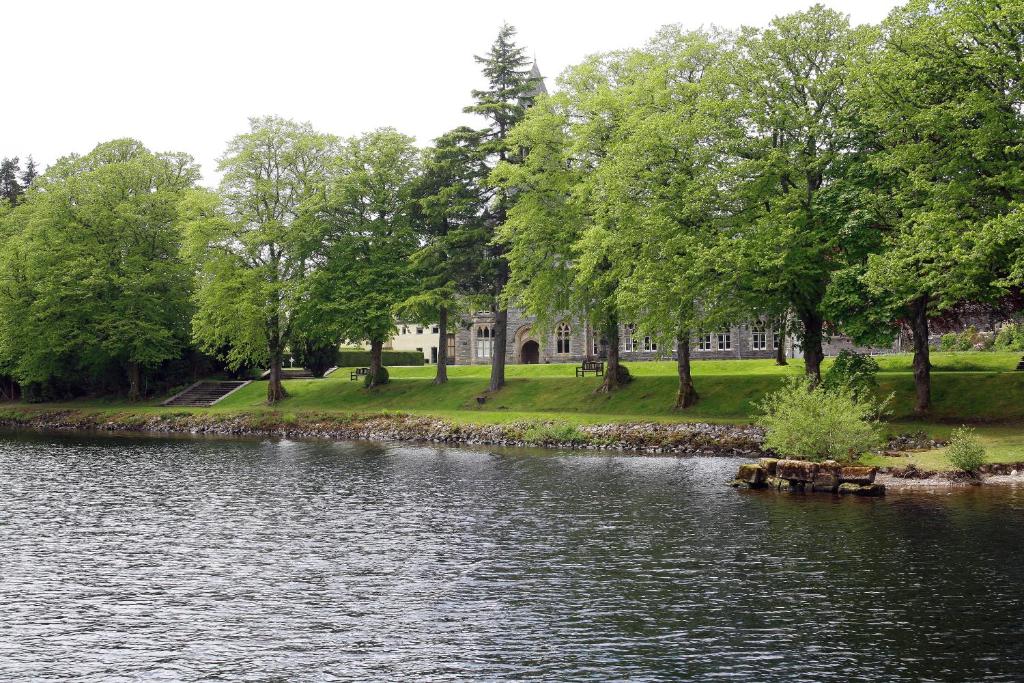 Abbey Garden at the Highland Club in Fort Augustus, Highland, Scotland