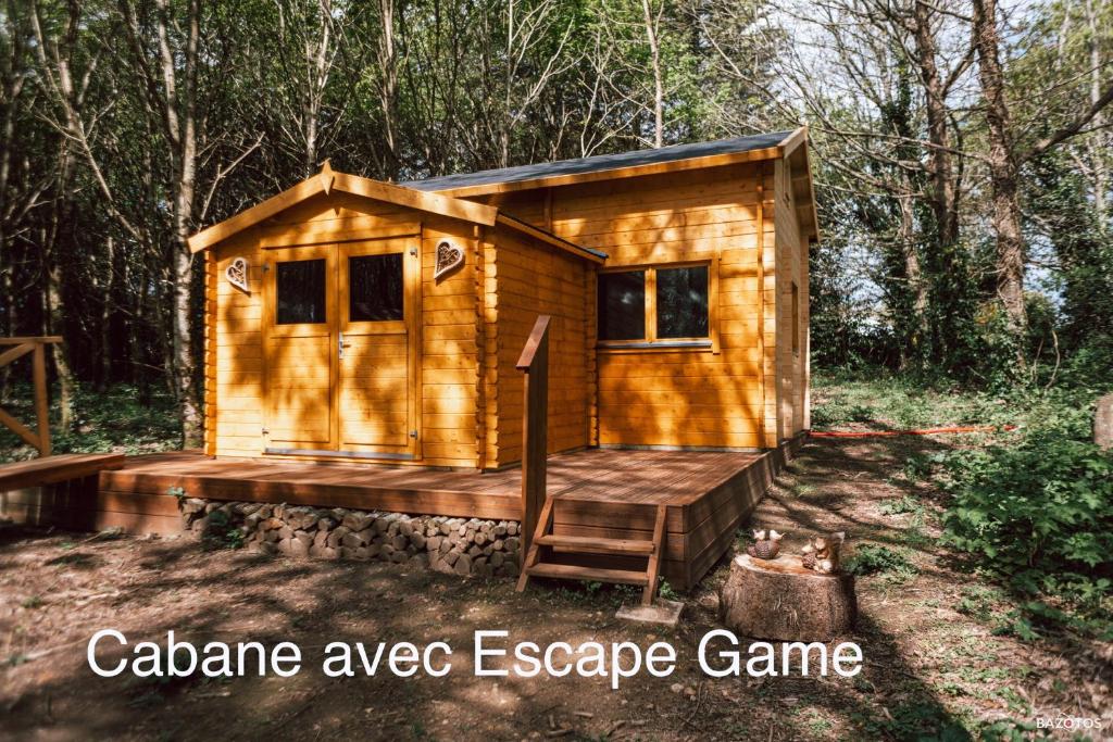 Fotografie z fotogalerie ubytování Cabane insolite avec escape game v destinaci Saint-Évarzec