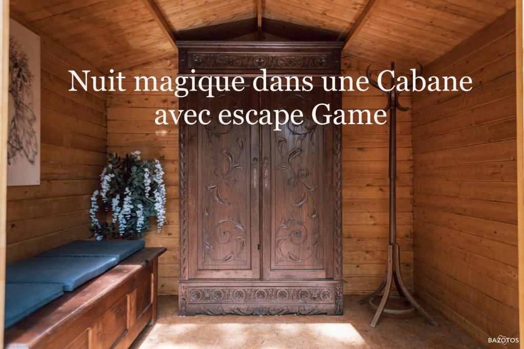 Fotografie z fotogalerie ubytování Cabane insolite avec escape game v destinaci Saint-Évarzec