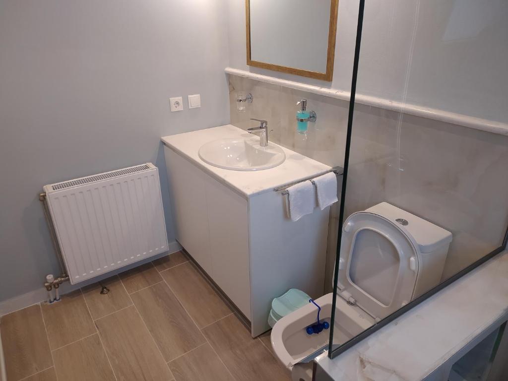 Koupelna v ubytování Marena B&B