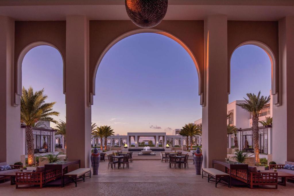 a rendering of the lobby of a resort at Hilton Tangier Al Houara Resort & Spa in Al Houara
