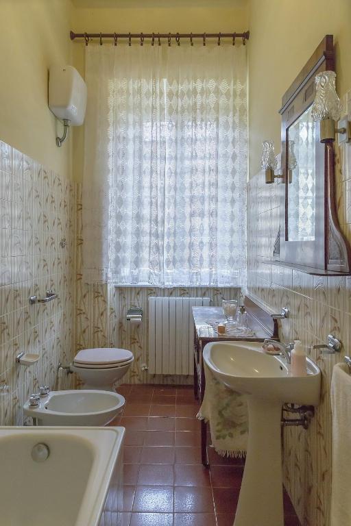 Koupelna v ubytování Villa Orsolini
