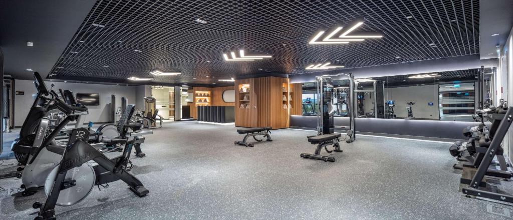 Fitness centrum a/nebo fitness zařízení v ubytování Doubletree By Hilton Canakkale