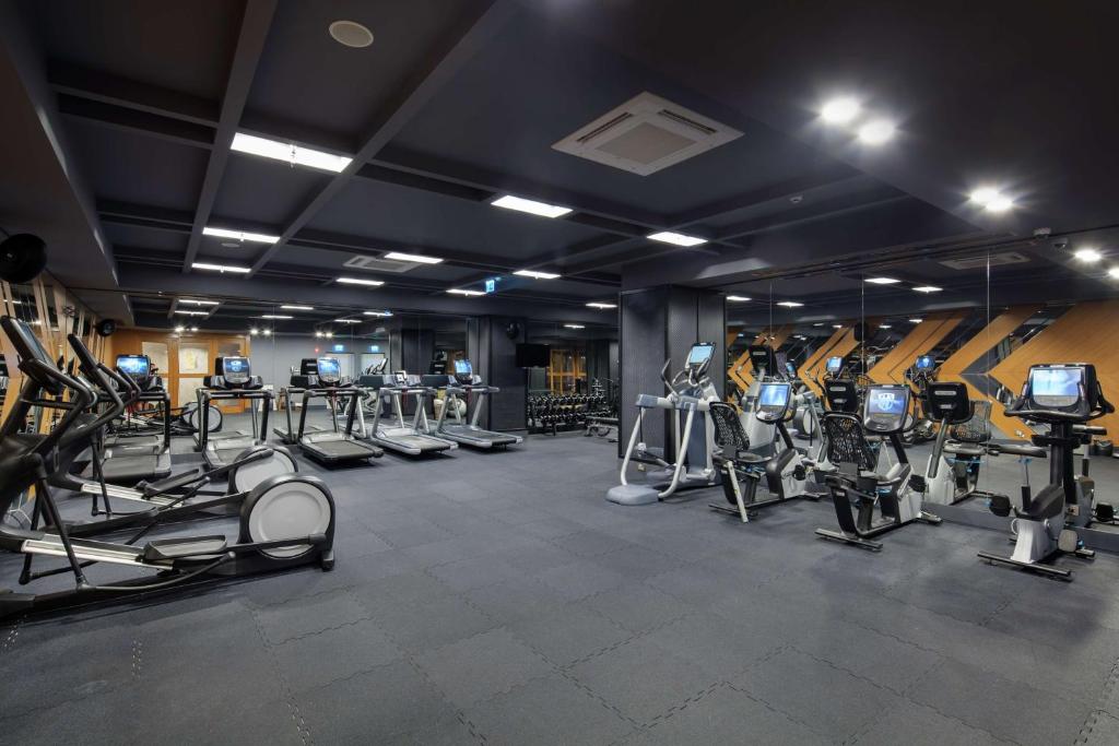 Fitness centrum a/nebo fitness zařízení v ubytování Doubletree By Hilton Antalya City Centre