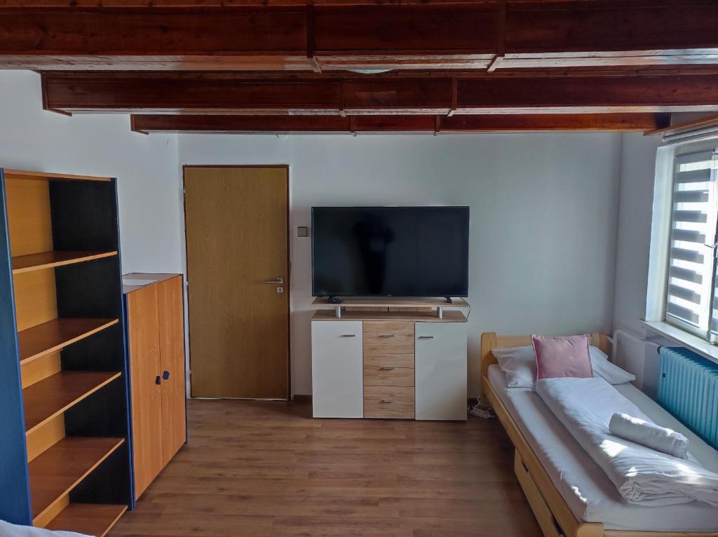 Postel nebo postele na pokoji v ubytování Ubytovani-prostejov