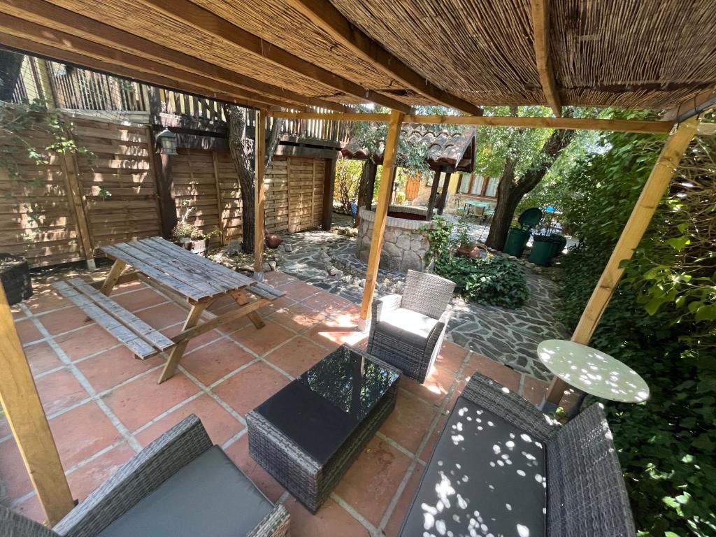 Zahrada ubytování Acogedora casa rural en la sierra de Madrid