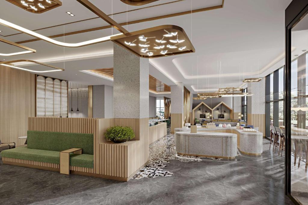 لابی و فضای عمومی Hilton Garden Inn Beijing Daxing International Airport - تصویر ۵