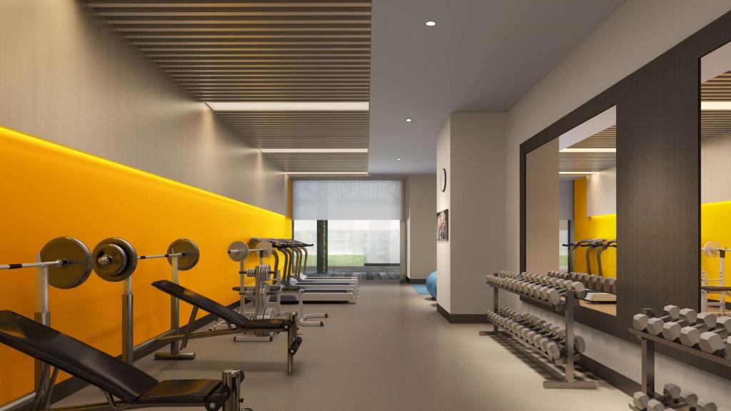 Fitness centrum a/nebo fitness zařízení v ubytování Hilton Garden Inn Guangzhou Tianhe