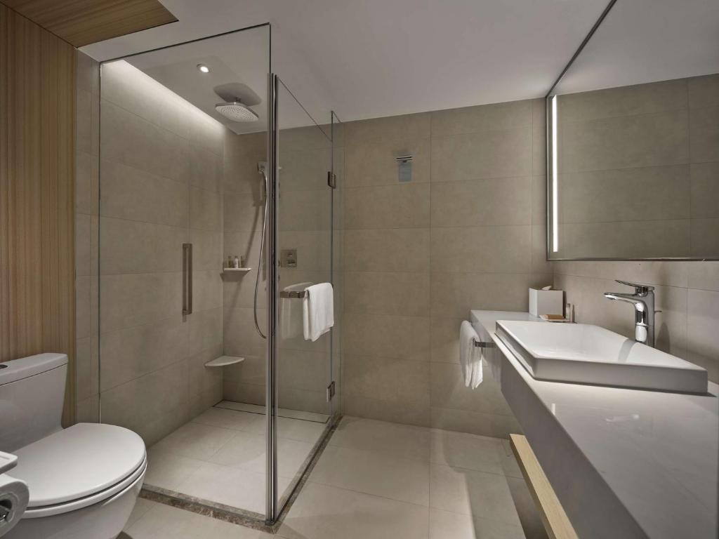Koupelna v ubytování Hilton Garden Inn Guangzhou Tianhe