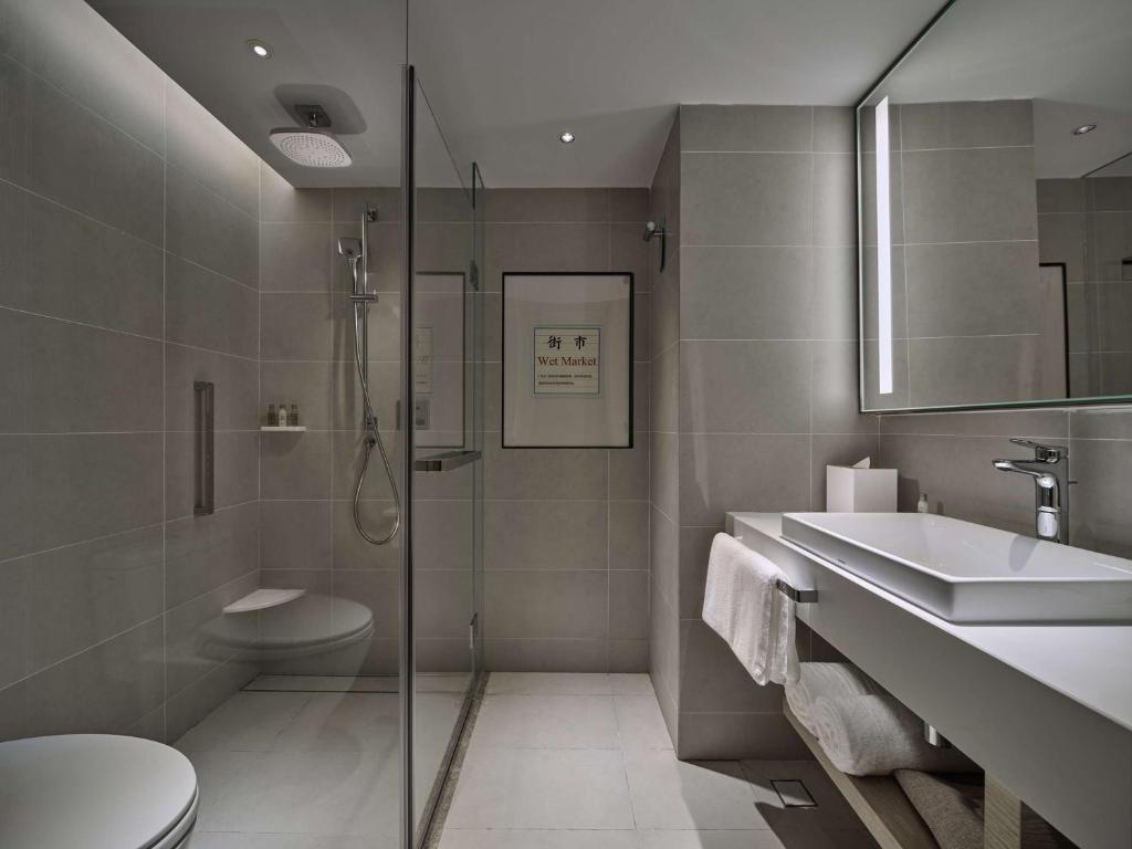 Koupelna v ubytování Hilton Garden Inn Guangzhou Tianhe
