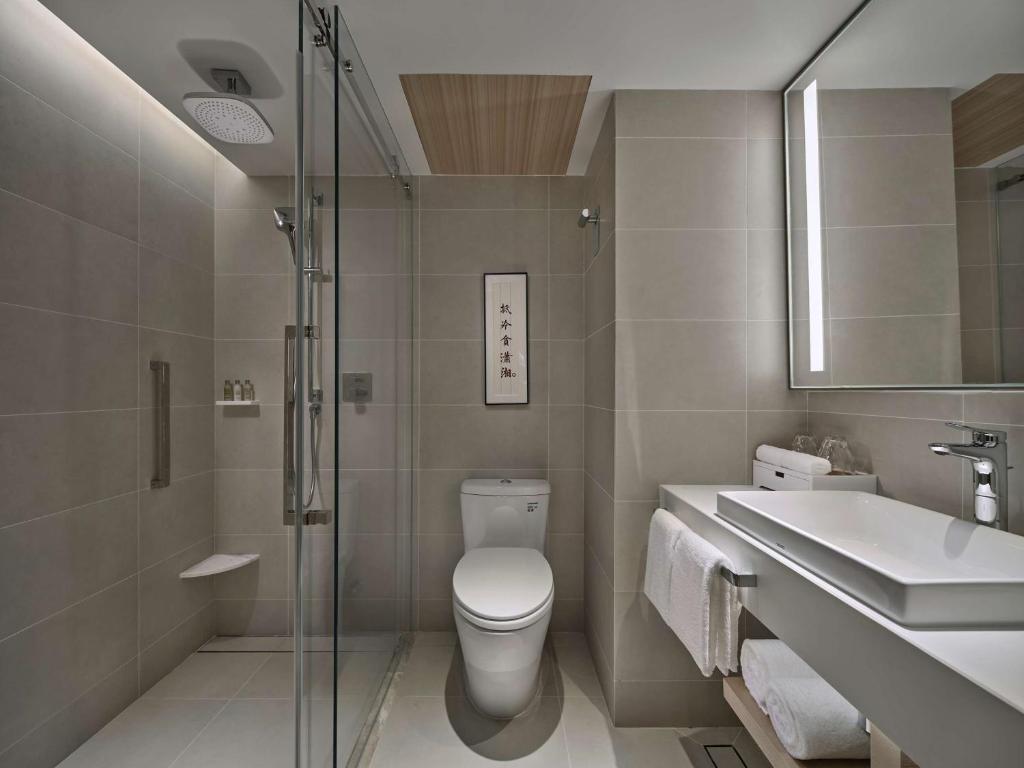 Koupelna v ubytování Hilton Garden Inn Guangzhou Tianhe