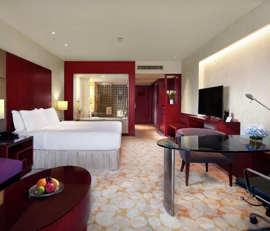 Posezení v ubytování Hilton Guangzhou Science City, Free Shuttle Bus during Canton Fair