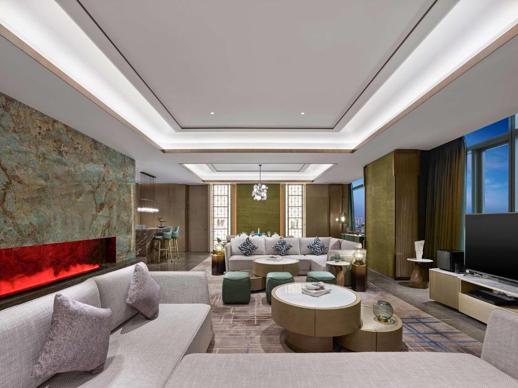 Posezení v ubytování DoubleTree by Hilton Qidong