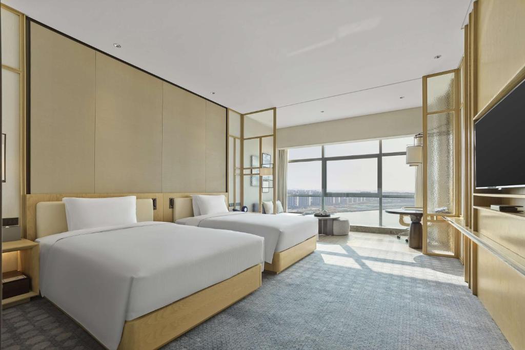 Hilton Suzhou Yinshan Lake - Chambre Jumelle Avec Vue Sur Le Lac