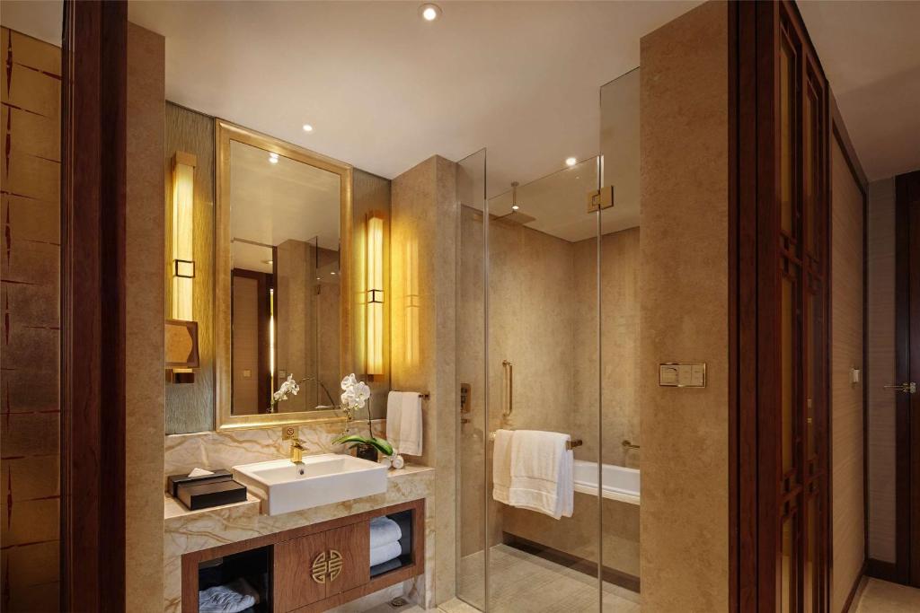 Koupelna v ubytování Hilton Tianjin Eco-City