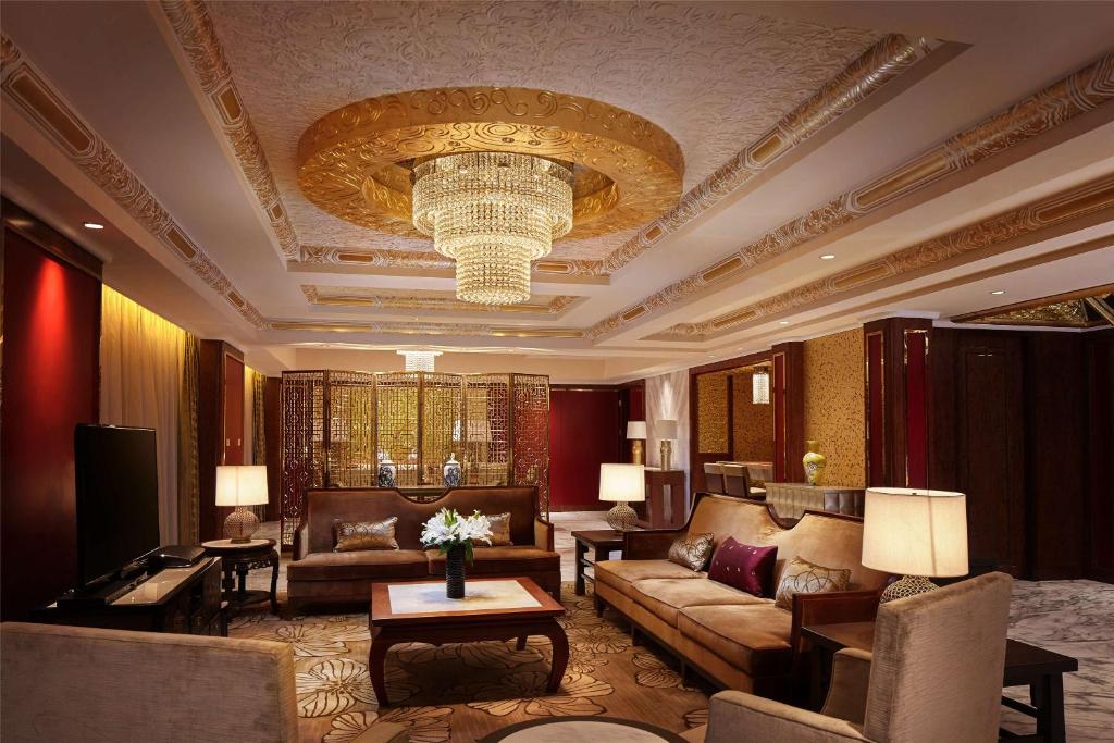 Posezení v ubytování Hilton Tianjin Eco-City