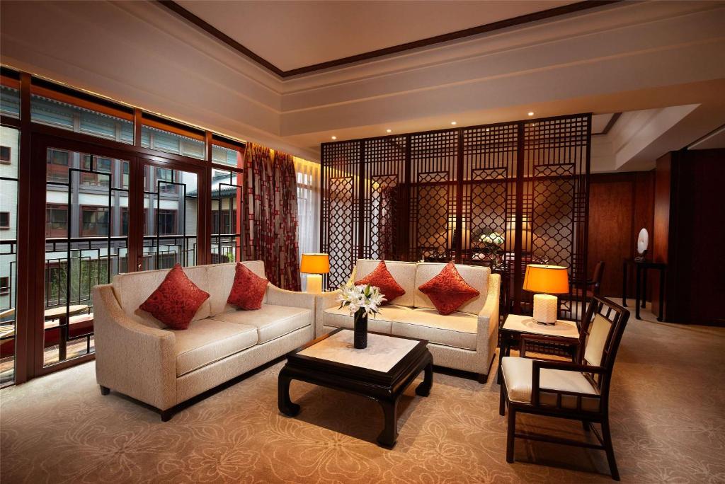 Posezení v ubytování Hilton Tianjin Eco-City