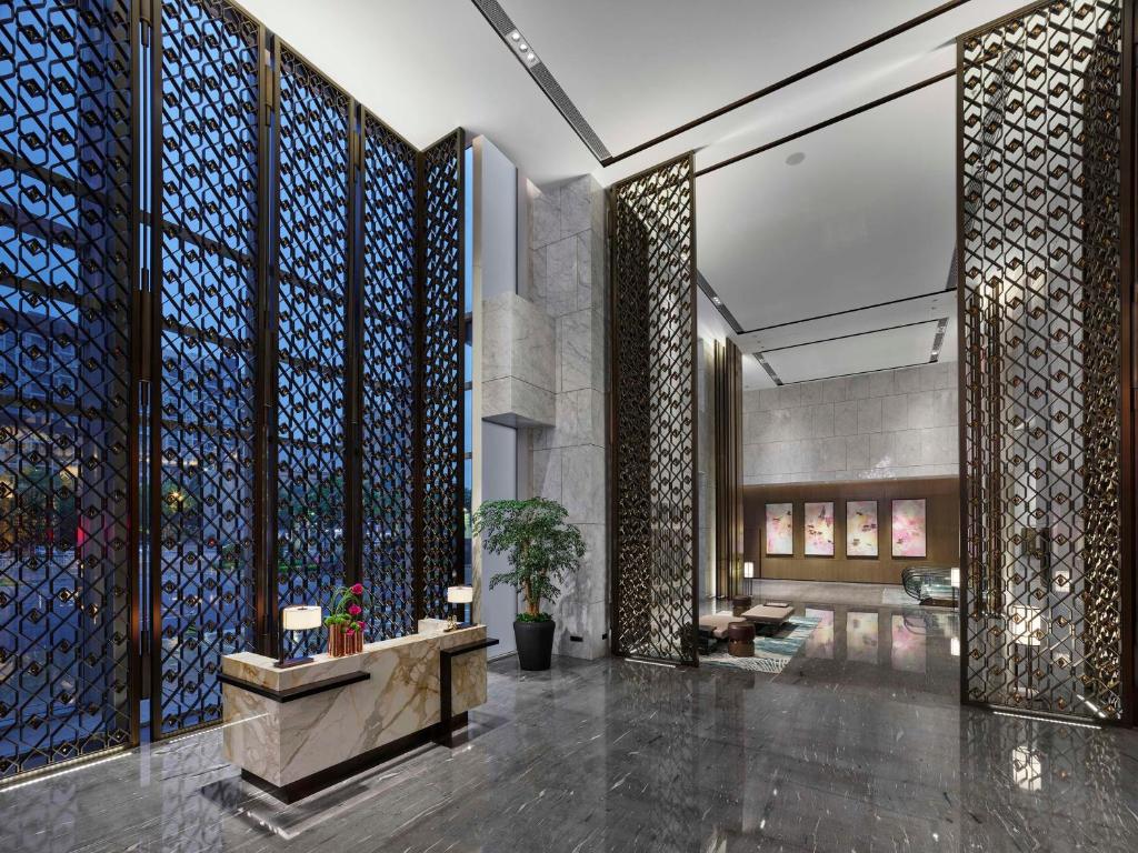 Posezení v ubytování Hilton Foshan Shunde - Free Shuttle Bus to Canton Fair